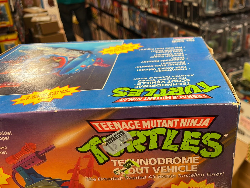 Technodrome Scout Vehicle 5308 SEALED (Vintage TMNT Ninja Turtles, Playmates) product image 3, provided for visual reference