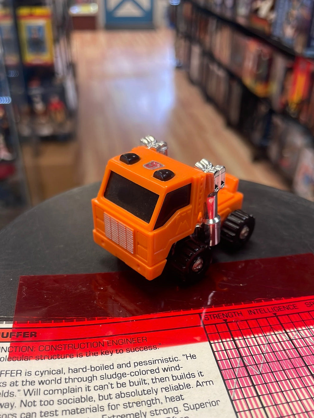 Vintage G1 Huffer Autobot Complete (Transformers, Hasbro) product image 6, provided for visual reference and product detail