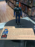 Cobra Officer V1 with File Card Straight Arm CC (Vintage GI Joe, Hasbro) Complete product image 1, provided for visual