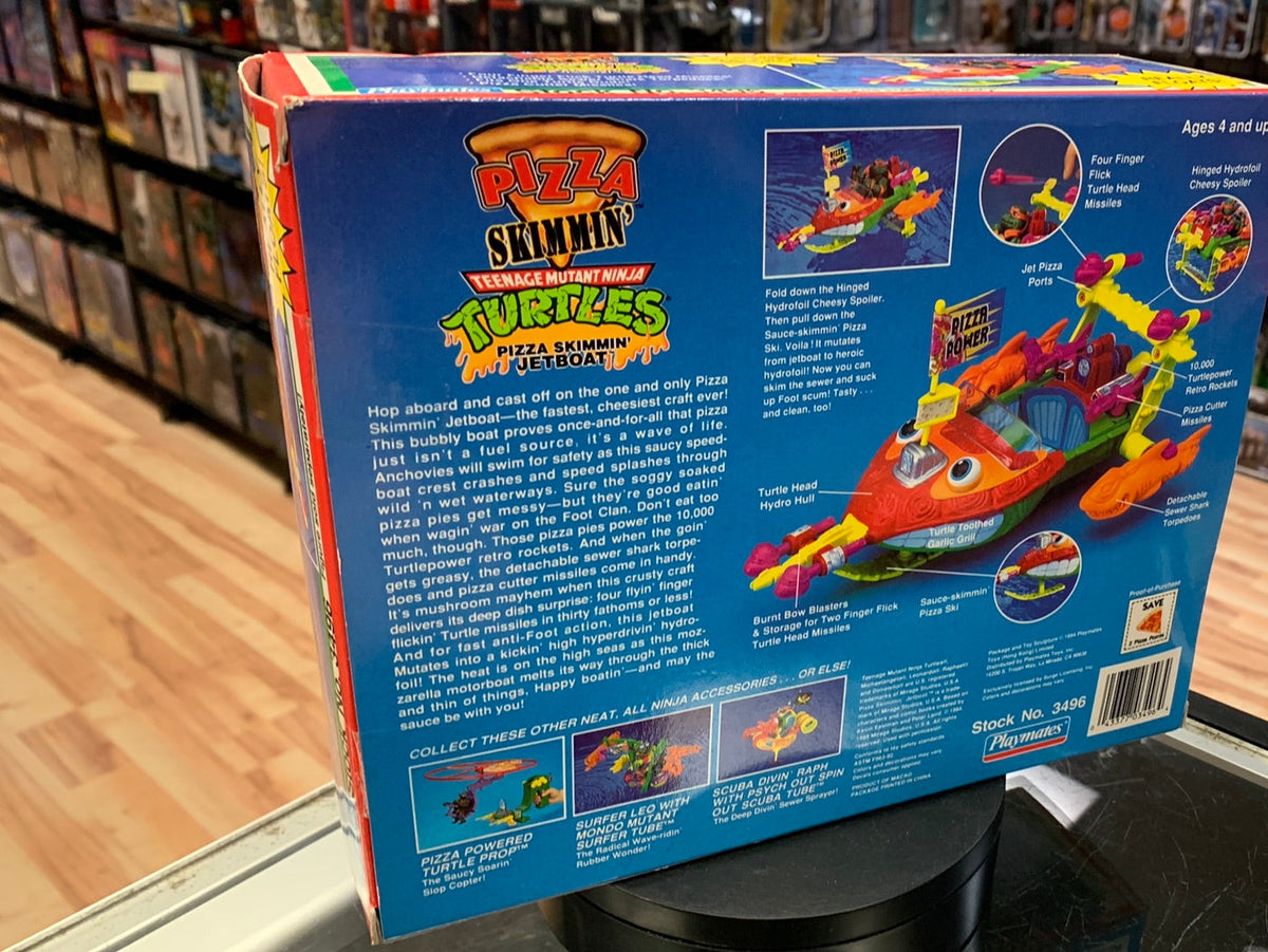 Pizza Skimmin Jet Boat BB (Vintage TMNT, Playmates) Sealed product image 9, provided for visual reference and product detail