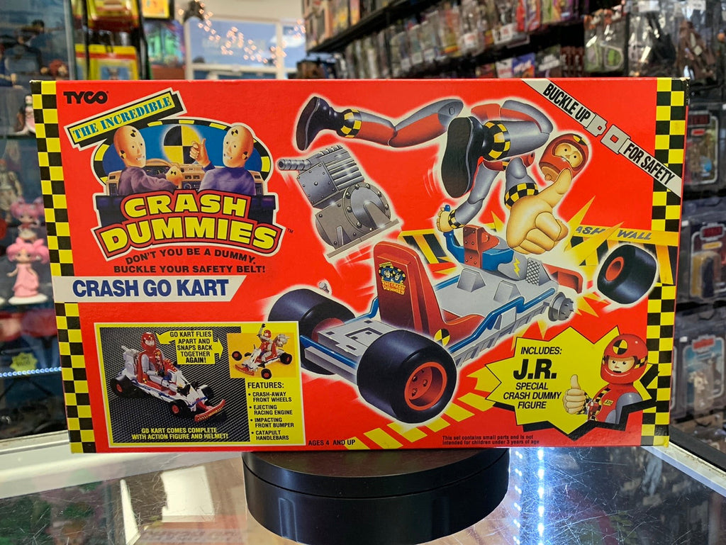 Crash Go Kart (Vintage Incredible Crash Dummies, TYCO) SEALED BOX product image 1, provided for visual reference and product