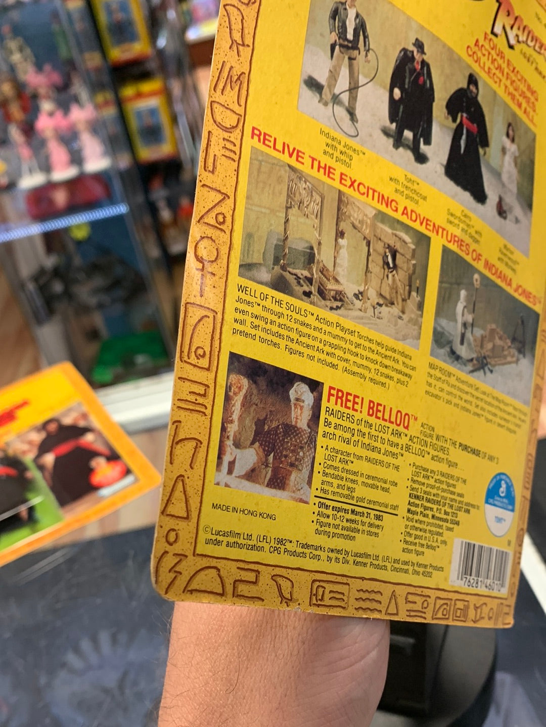 Toht 4 Back(Vintage Indiana Jones ROTA, Kenner) Sealed product image 16, provided for visual reference and product detail