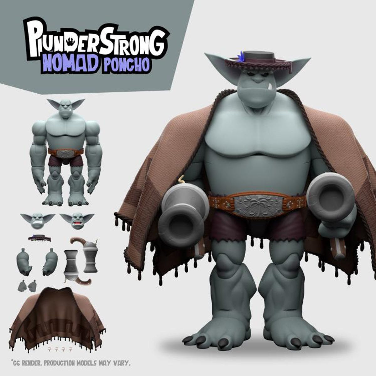 Nomad Poncho (Plunderstrong, Lone Coconut) product image 1, provided for visual reference and product detail review