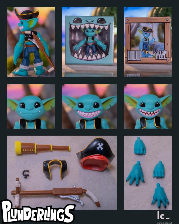 Captain Teel (Plunderlings, Lone Coconut) product image 3, provided for visual reference and product detail review