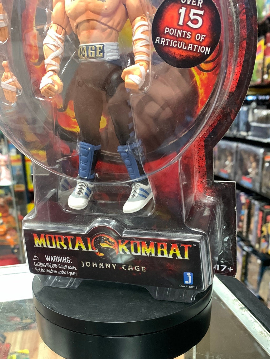 Johnny Cage MOC (Mortal Kombat, Jazwares) Sealed product image 4, provided for visual reference and product detail review