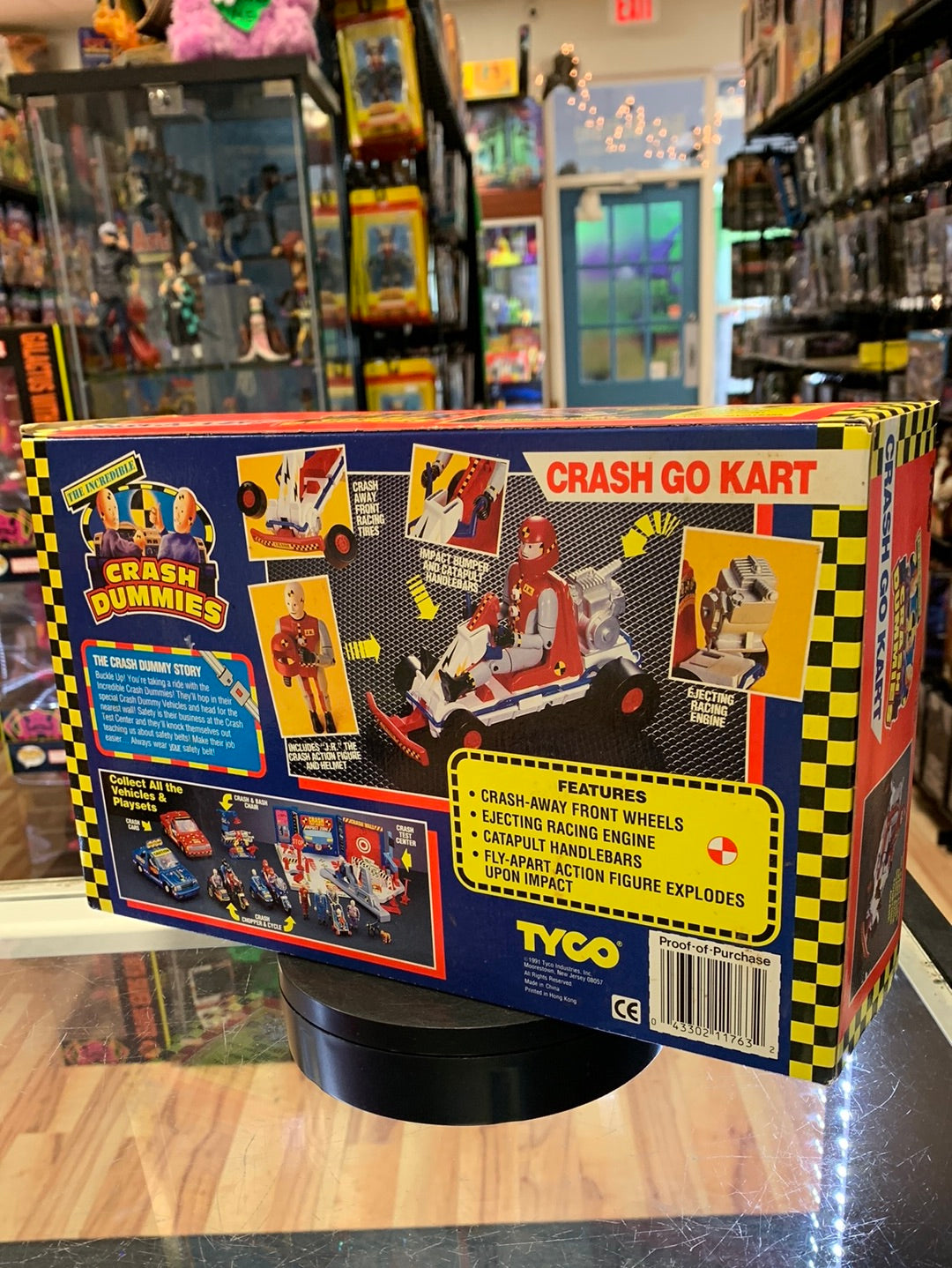 Crash Go Kart (Vintage Incredible Crash Dummies, TYCO) SEALED BOX product image 16, provided for visual reference and