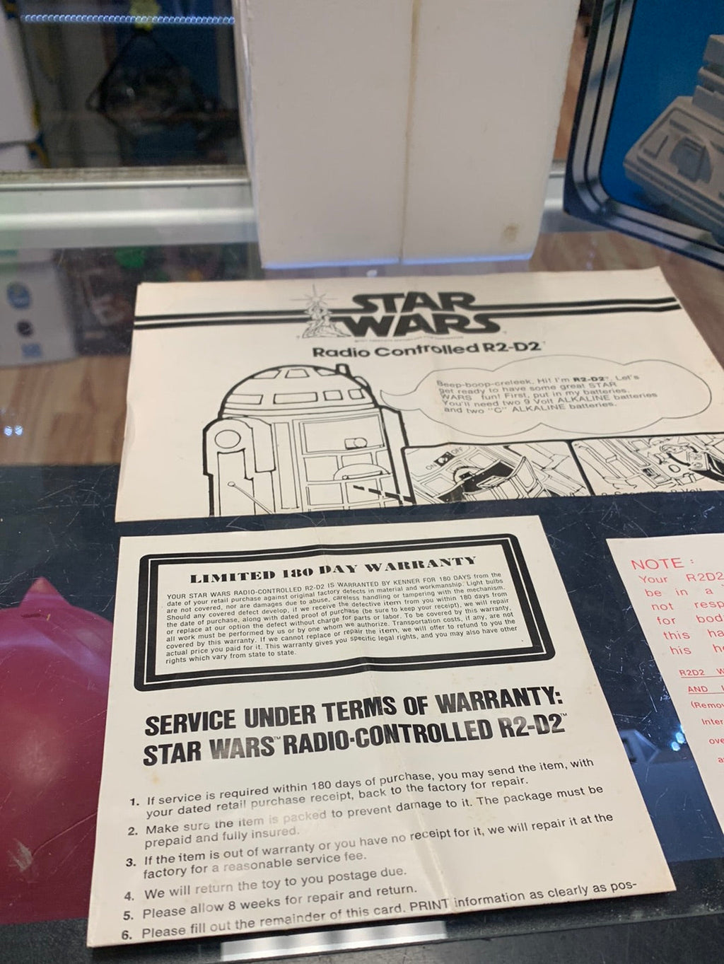 Radio Comtrolled R2-D2 (Kenner Vintage Star Wars) 3518 product image 12, provided for visual reference and product detail