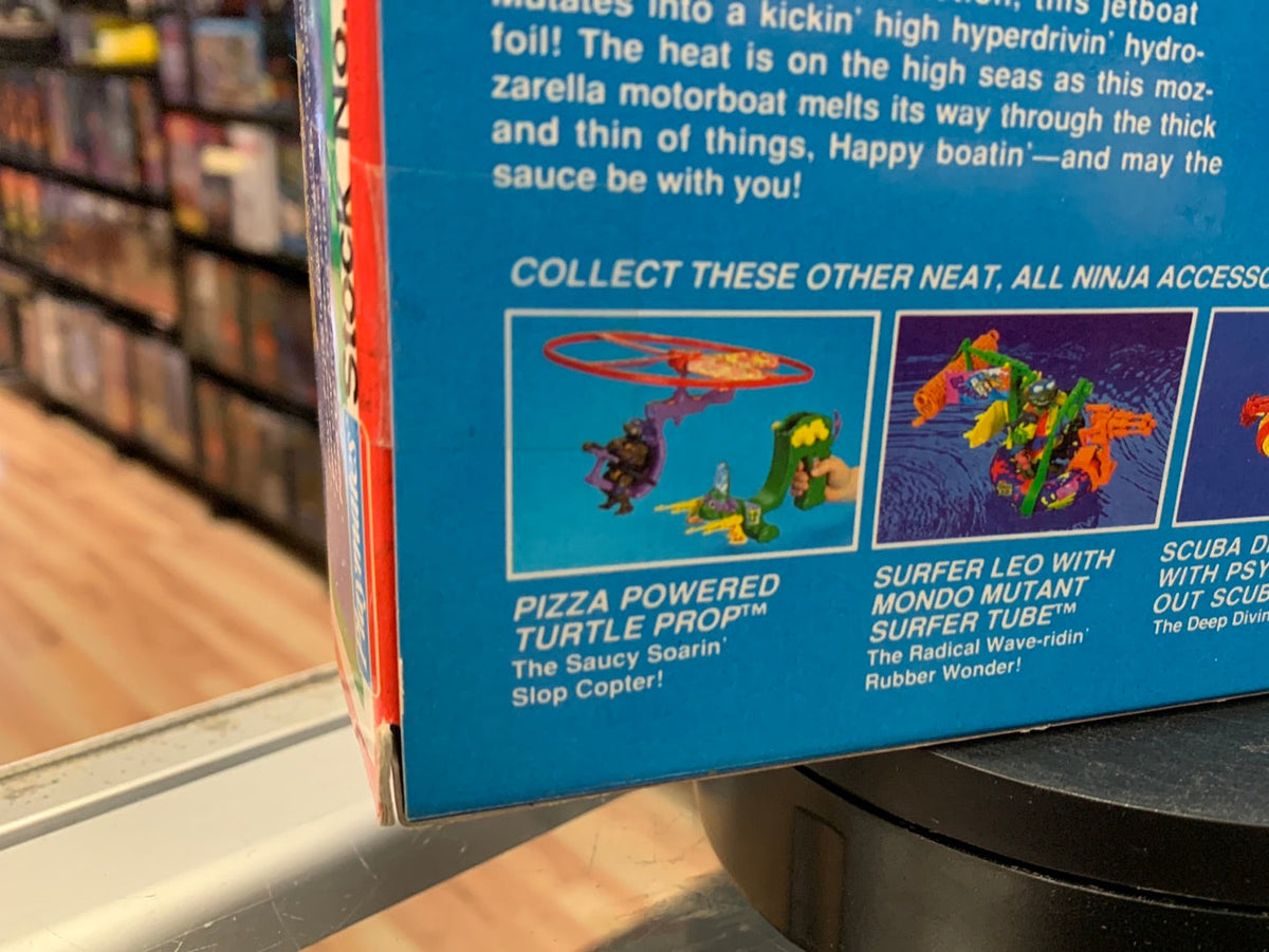 Pizza Skimmin Jet Boat BB (Vintage TMNT, Playmates) Sealed product image 14, provided for visual reference and product