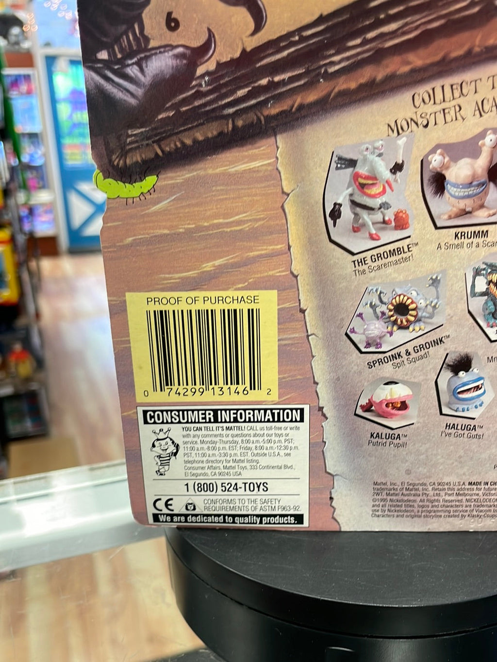 Werfel 3146 SEALED (Vintage Nickelodeon Real Monsters, Mattel) product image 11, provided for visual reference and product
