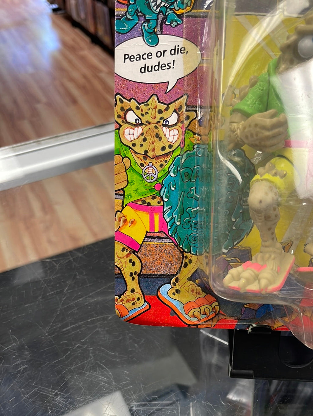 Napoleon Bonafrog (Vintage TMNT, Playmates) Sealed product image 8, provided for visual reference and product detail review