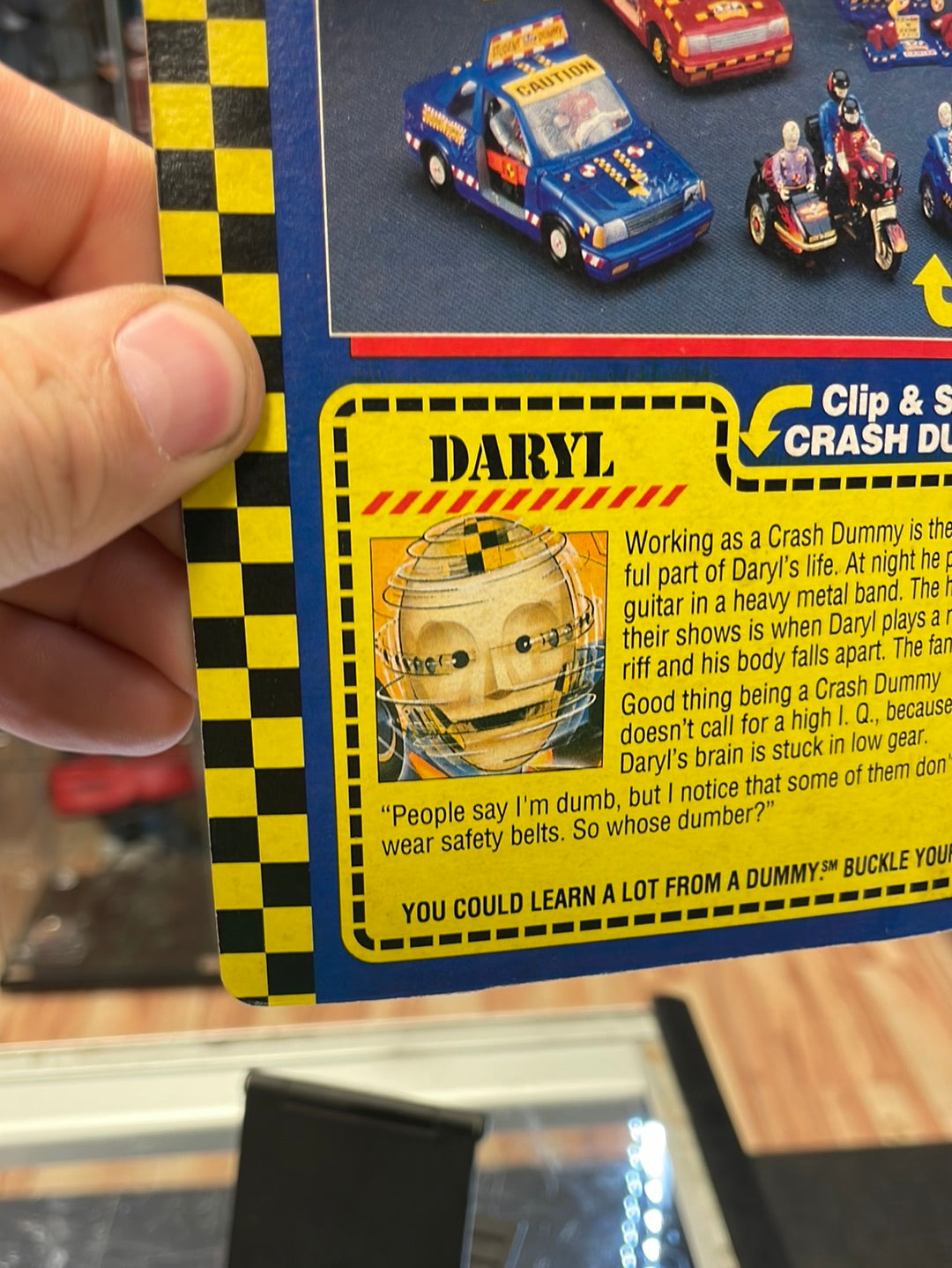 Daryl (Vintage Incredible Crash Dummies, TYCO) SEALED product image 11, provided for visual reference and product detail