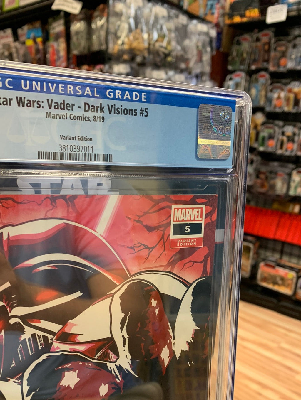 Star Wars Vader Dark Visions 5 Variant 1:25 (CGC 9.8, Marvel Comics) product image 3, provided for visual reference and