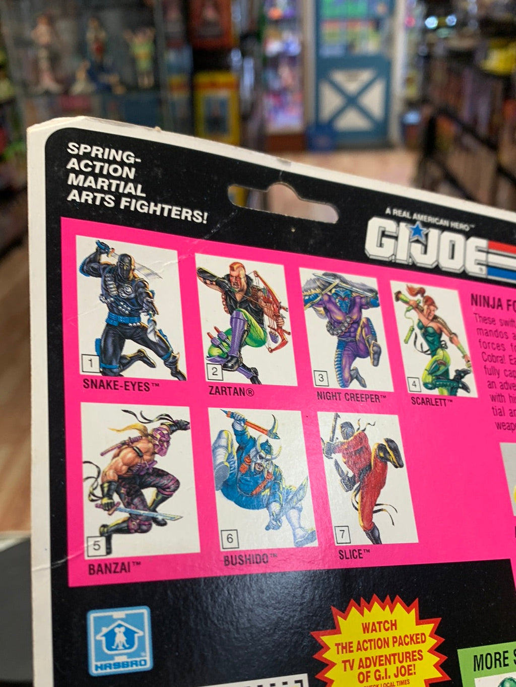 Ninja Force Scarlett (Vintage GI Joe, Hasbro) Sealed product image 8, provided for visual reference and product detail review