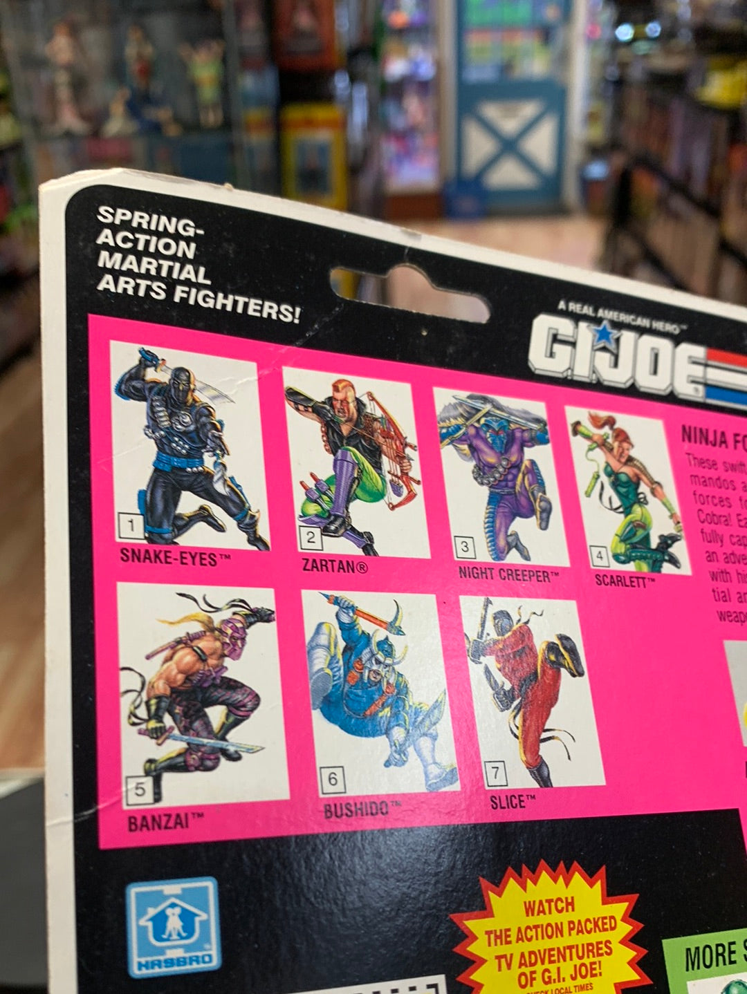 Ninja Force Scarlett (Vintage GI Joe, Hasbro) Sealed product image 8, provided for visual reference and product detail review