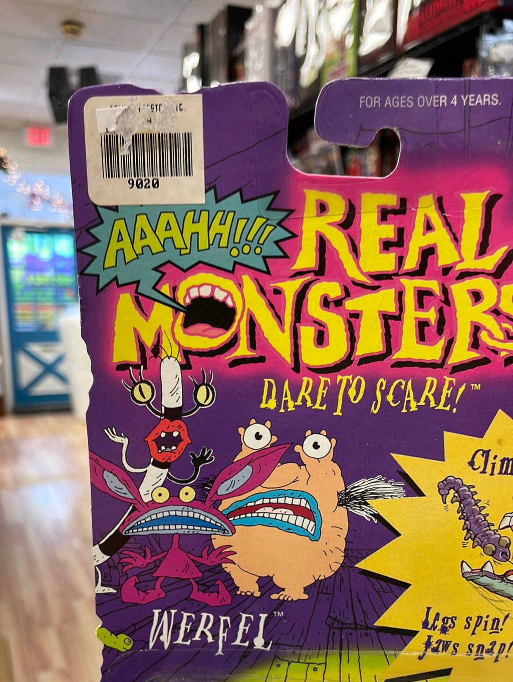 Werfel 3146 SEALED (Vintage Nickelodeon Real Monsters, Mattel) product image 2, provided for visual reference and product