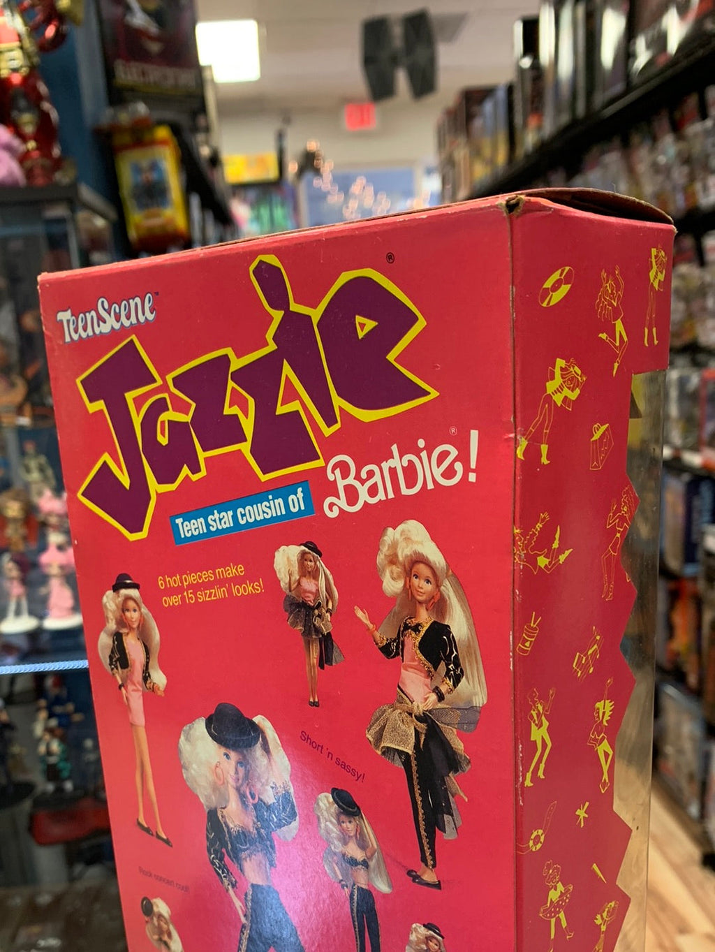 Jazzie Teen Star 5607 (Vintage Barbie, Mattel) Sealed product image 10, provided for visual reference and product detail