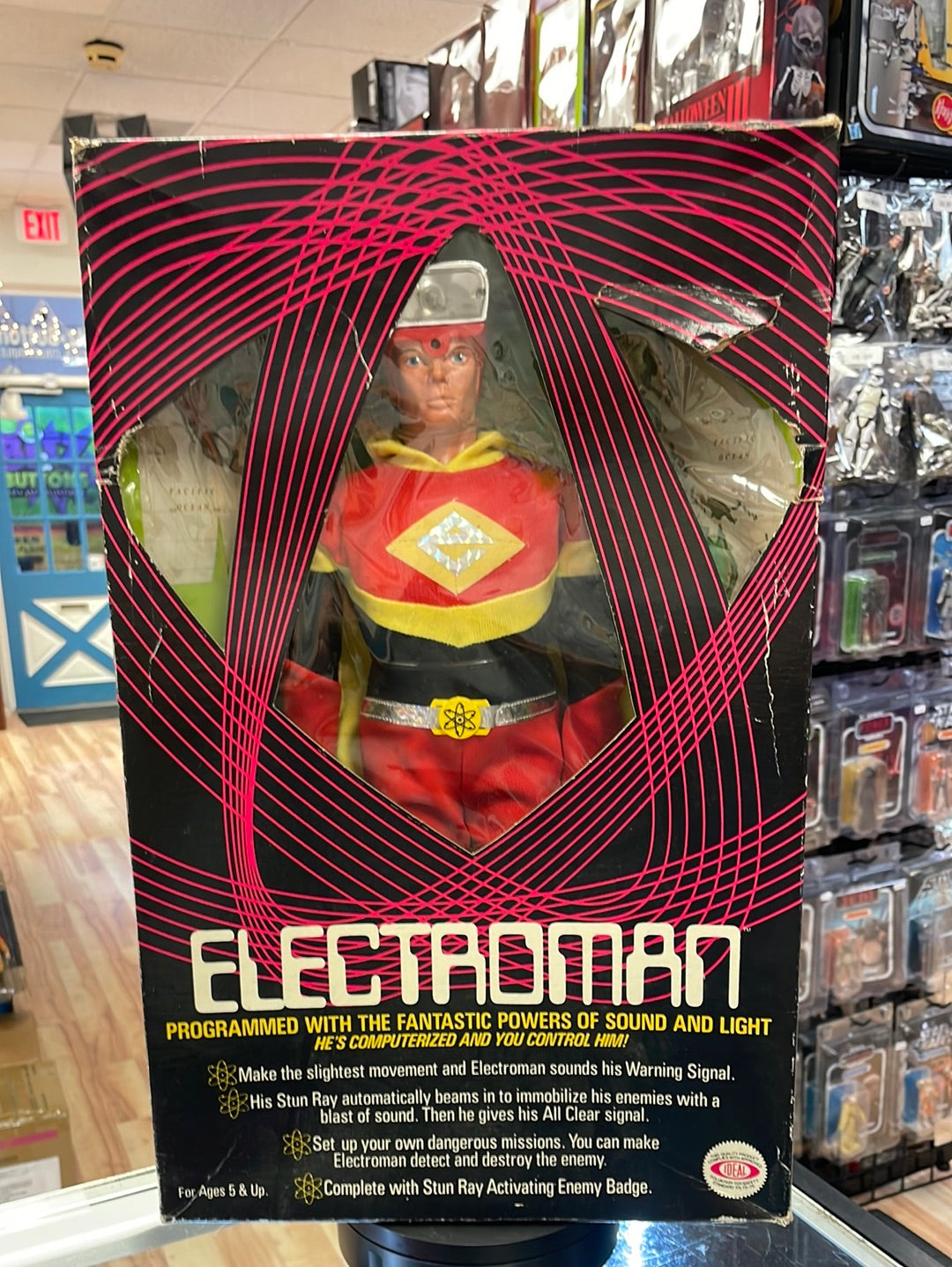 Vintage Programmable Electroman (Ideal 1977, Electroman) TESTED WORKING product image 1, provided for visual reference and