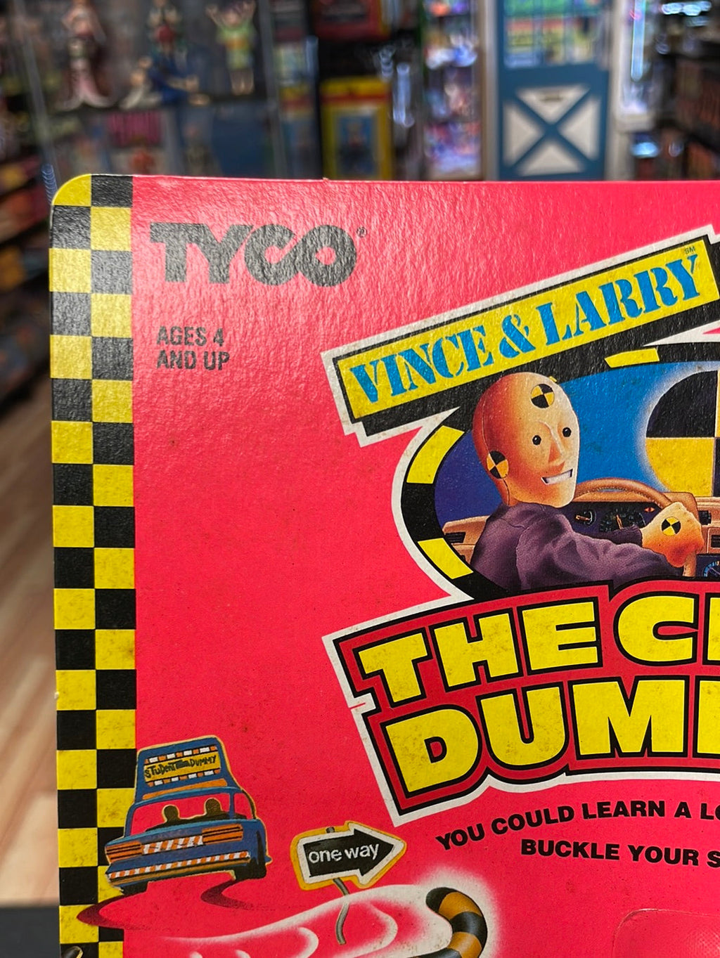 Hubcat & Bumper (Vintage Incredible Crash Dummies, TYCO) SEALED product image 2, provided for visual reference and product
