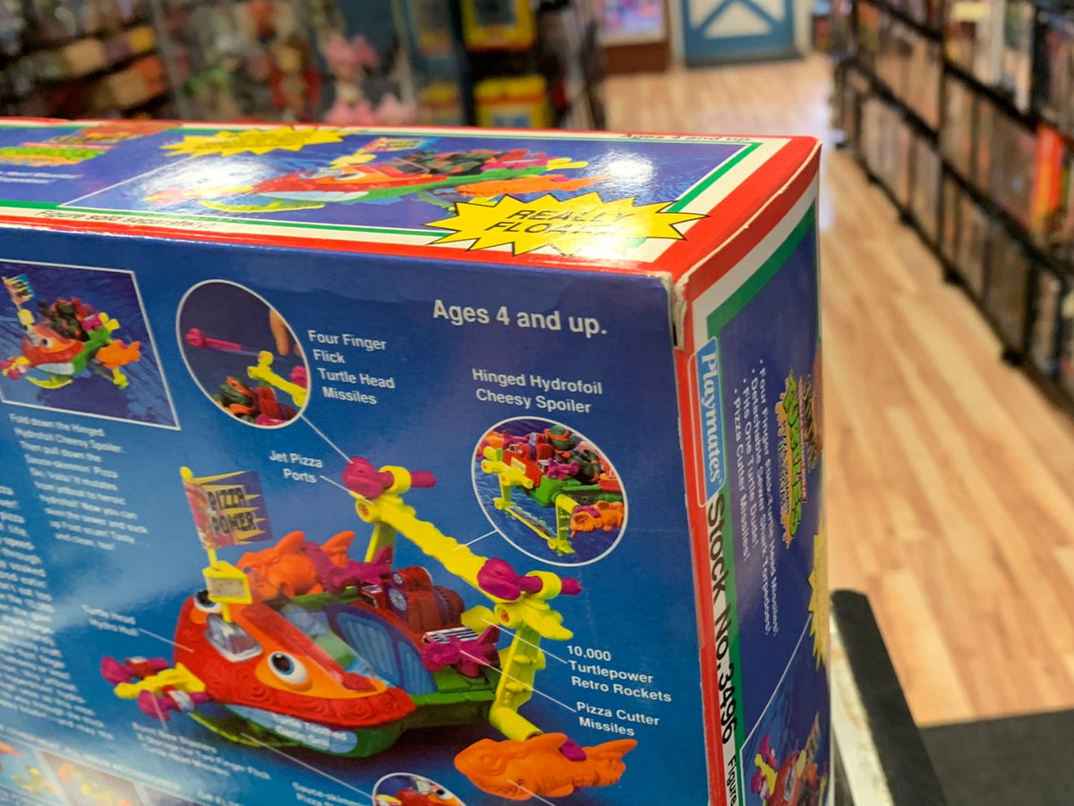 Pizza Skimmin Jet Boat BB (Vintage TMNT, Playmates) Sealed product image 12, provided for visual reference and product