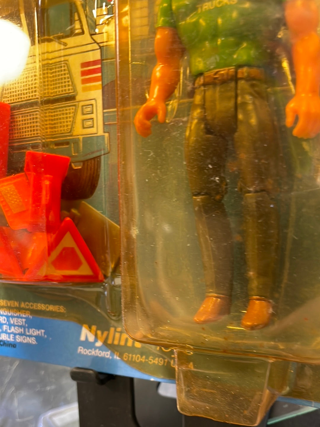 Ford Truck Driver 3.75 figure (Vintage NYlint, Men of Steel 1989) product image 6, provided for visual reference and product