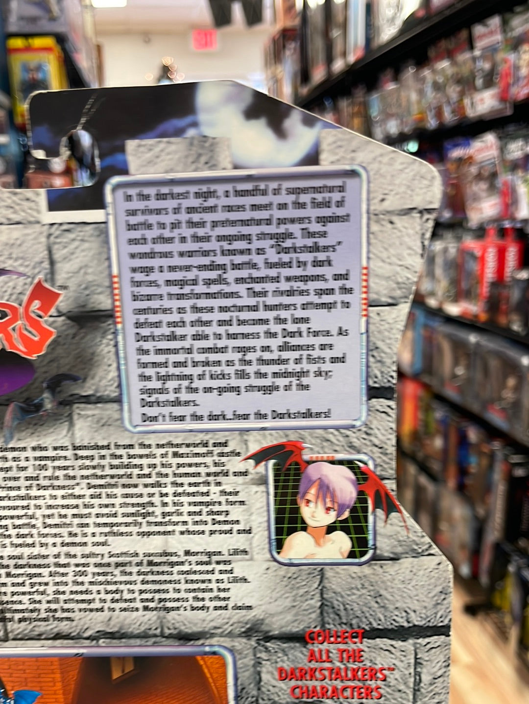 Demitri & Lilith (Capcom Darkstalkers 3, ToyBiz) SEALED product image 11, provided for visual reference and product detail