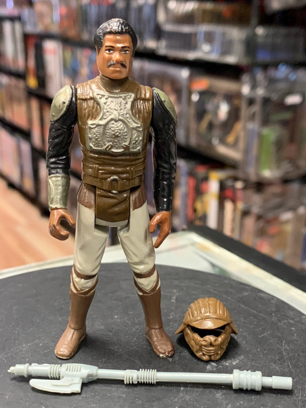 Skiff Guard Lando Caprissian 7067 Complete (Vintage Star Wars, Kenner) product image 2, provided for visual reference and