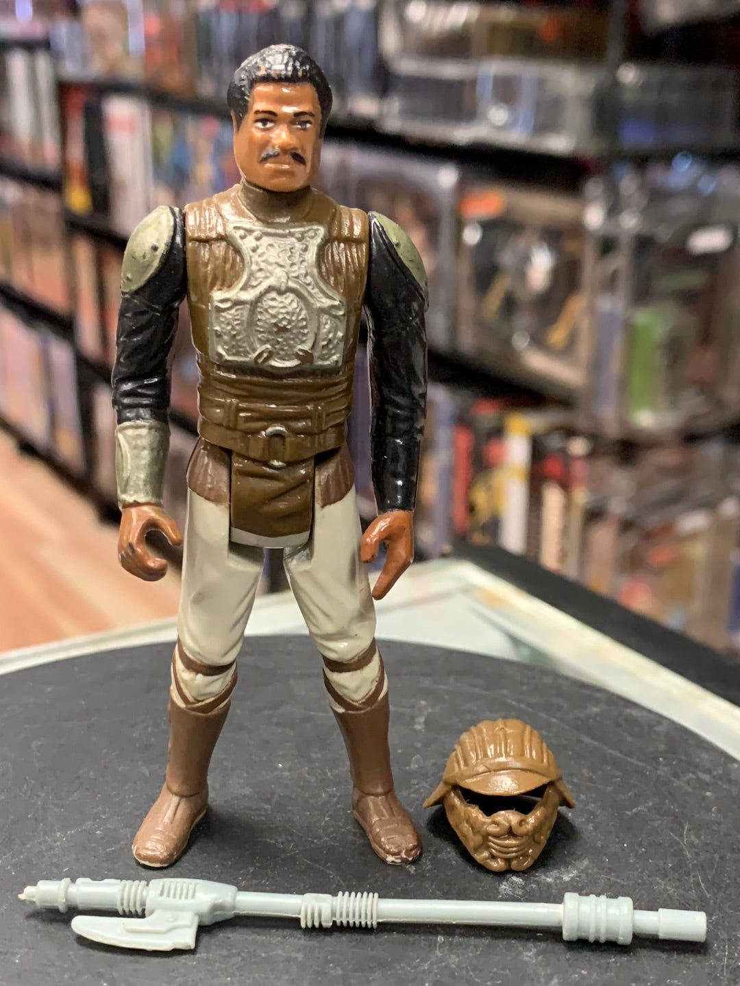 Skiff Guard Lando Caprissian 7067 Complete (Vintage Star Wars, Kenner) product image 2, provided for visual reference and