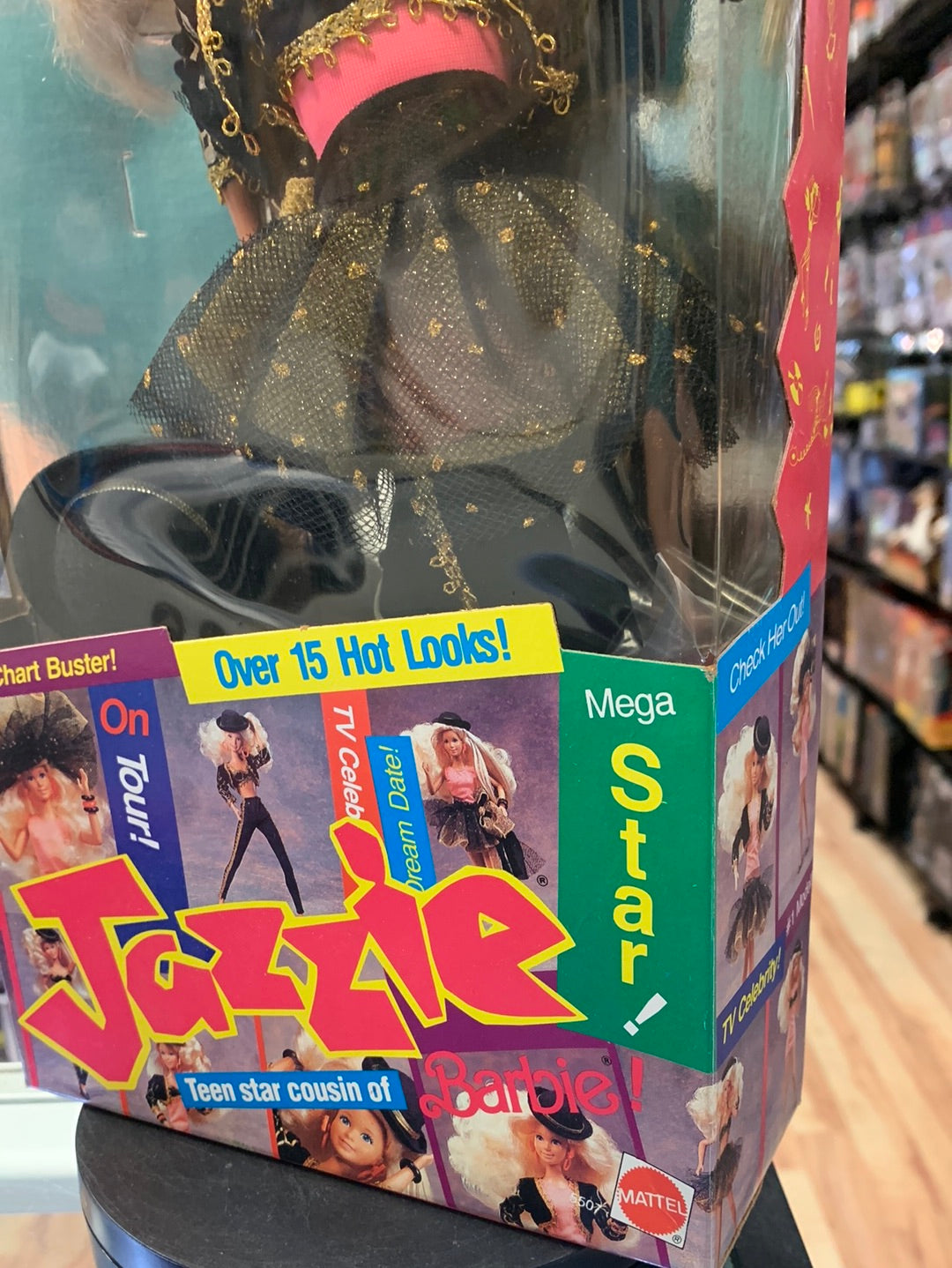 Jazzie Teen Star 5607 (Vintage Barbie, Mattel) Sealed product image 5, provided for visual reference and product detail