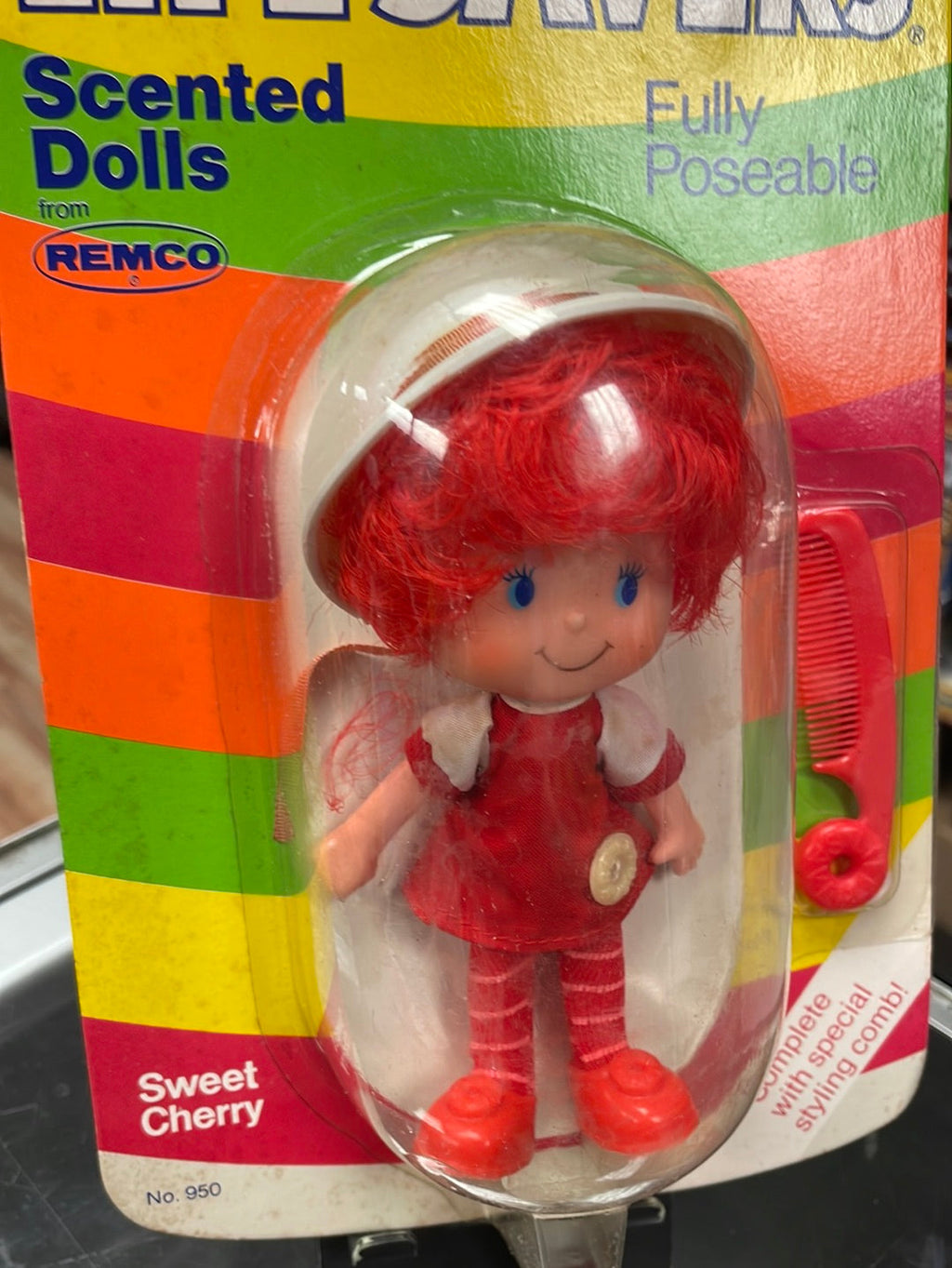 Sweet Cherry 950 Scented Doll (Vintage Life Savers, Remco) Sealed product image 7, provided for visual reference and product