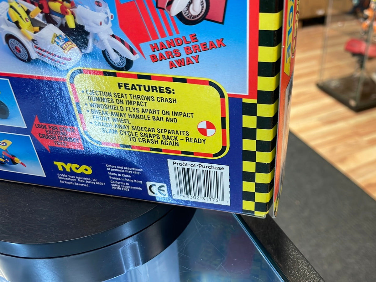 Slam Cycle (Vintage Incredible Crash Dummies, TYCO) SEALED product image 8, provided for visual reference and product detail