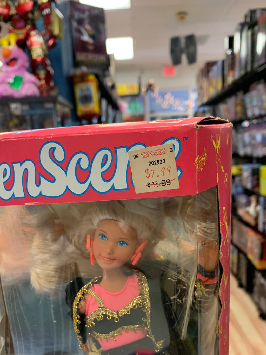 Jazzie Teen Star 5607 (Vintage Barbie, Mattel) Sealed product image 3, provided for visual reference and product detail