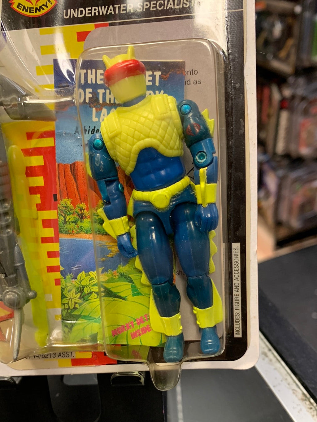 Eel Cobra Underwater Specialist v2 (Vintage GI Joe, Hasbro) Sealed product image 6, provided for visual reference and