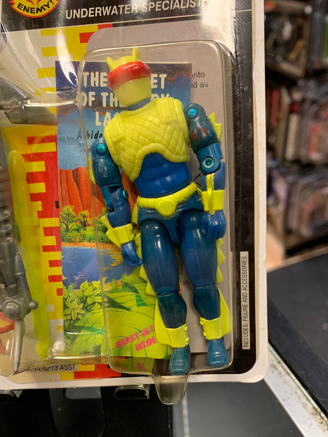 Eel Cobra Underwater Specialist v2 (Vintage GI Joe, Hasbro) Sealed product image 6, provided for visual reference and