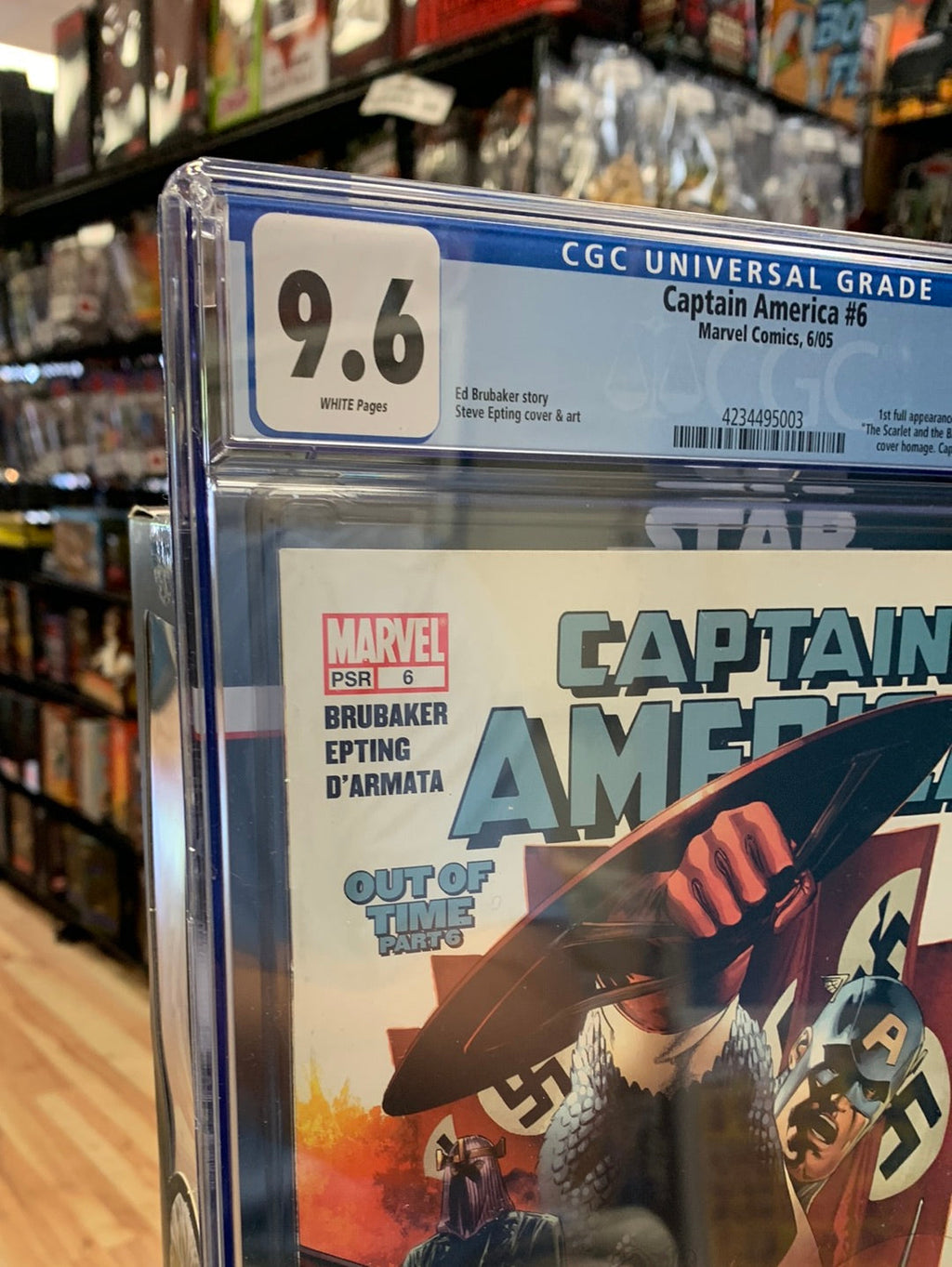 Captain America #6 1st Winter Soldier (CGC 9.6, Marvel Comics) product image 2, provided for visual reference and product