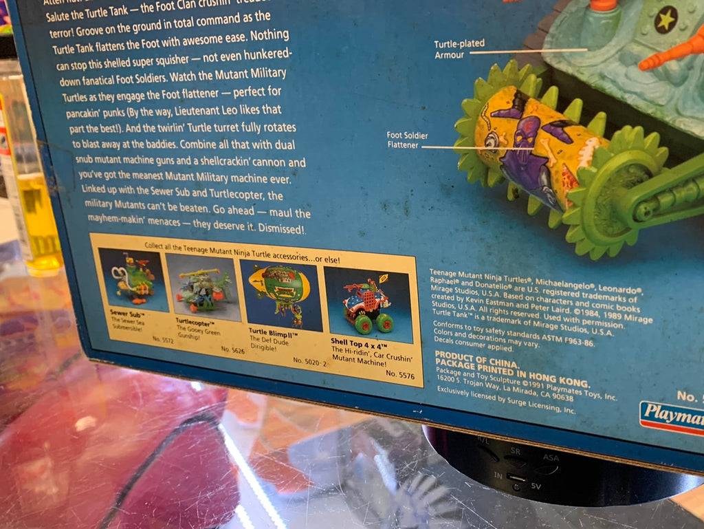 Turtle Tank SEALED BOX (Vintage TMNT Ninja Turtles, Playmates) product image 19, provided for visual reference and product