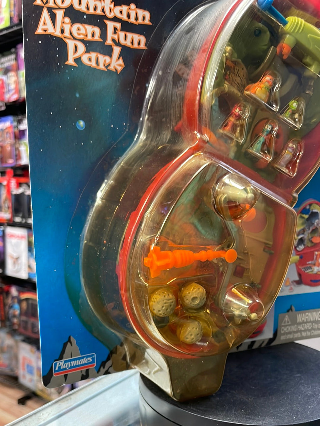 Vintage Moron Mountain Alien Fun Park (Space Jam, Mighty Max Playmates) SEALED product image 10, provided for visual