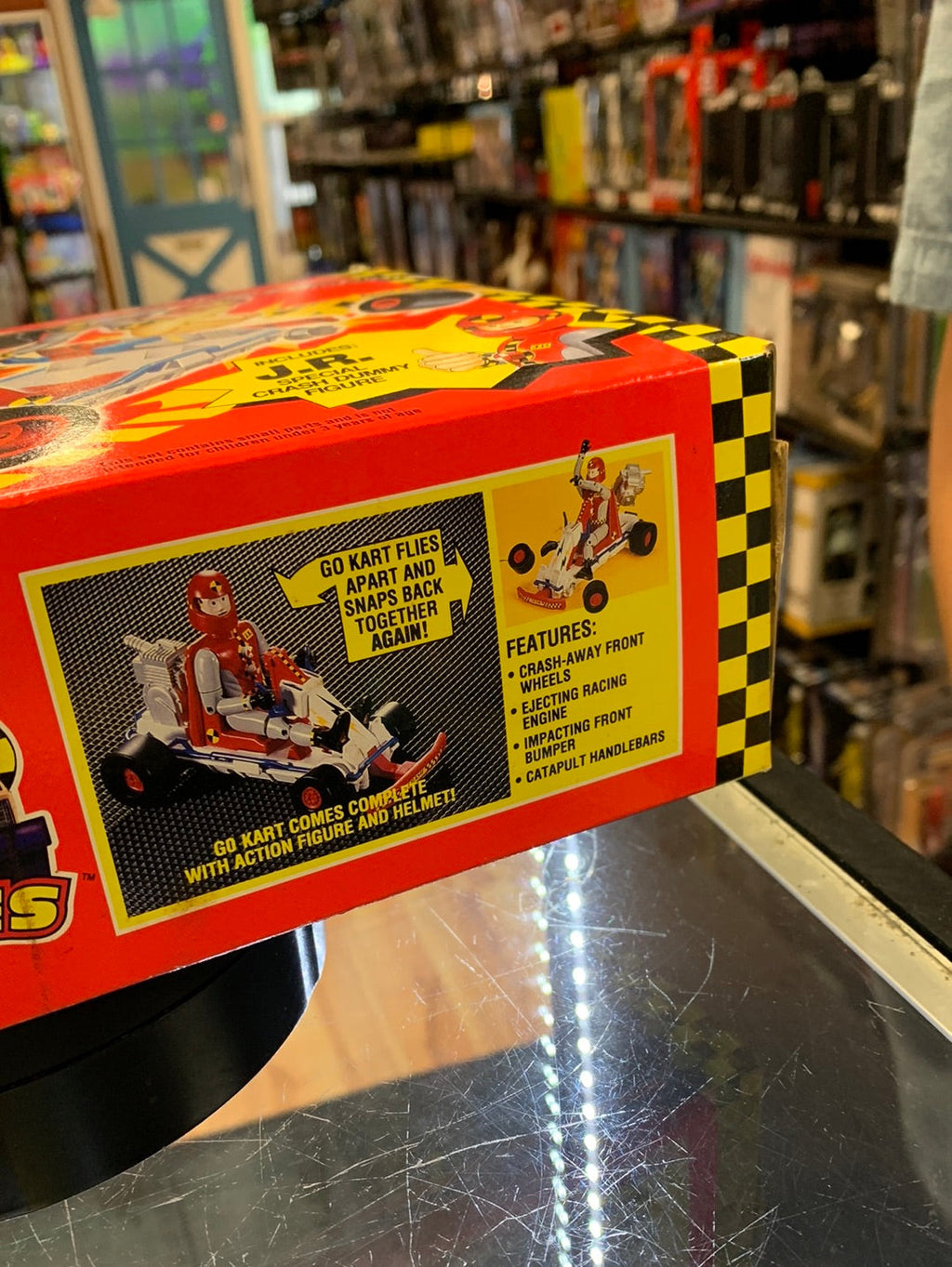 Crash Go Kart (Vintage Incredible Crash Dummies, TYCO) SEALED BOX product image 15, provided for visual reference and