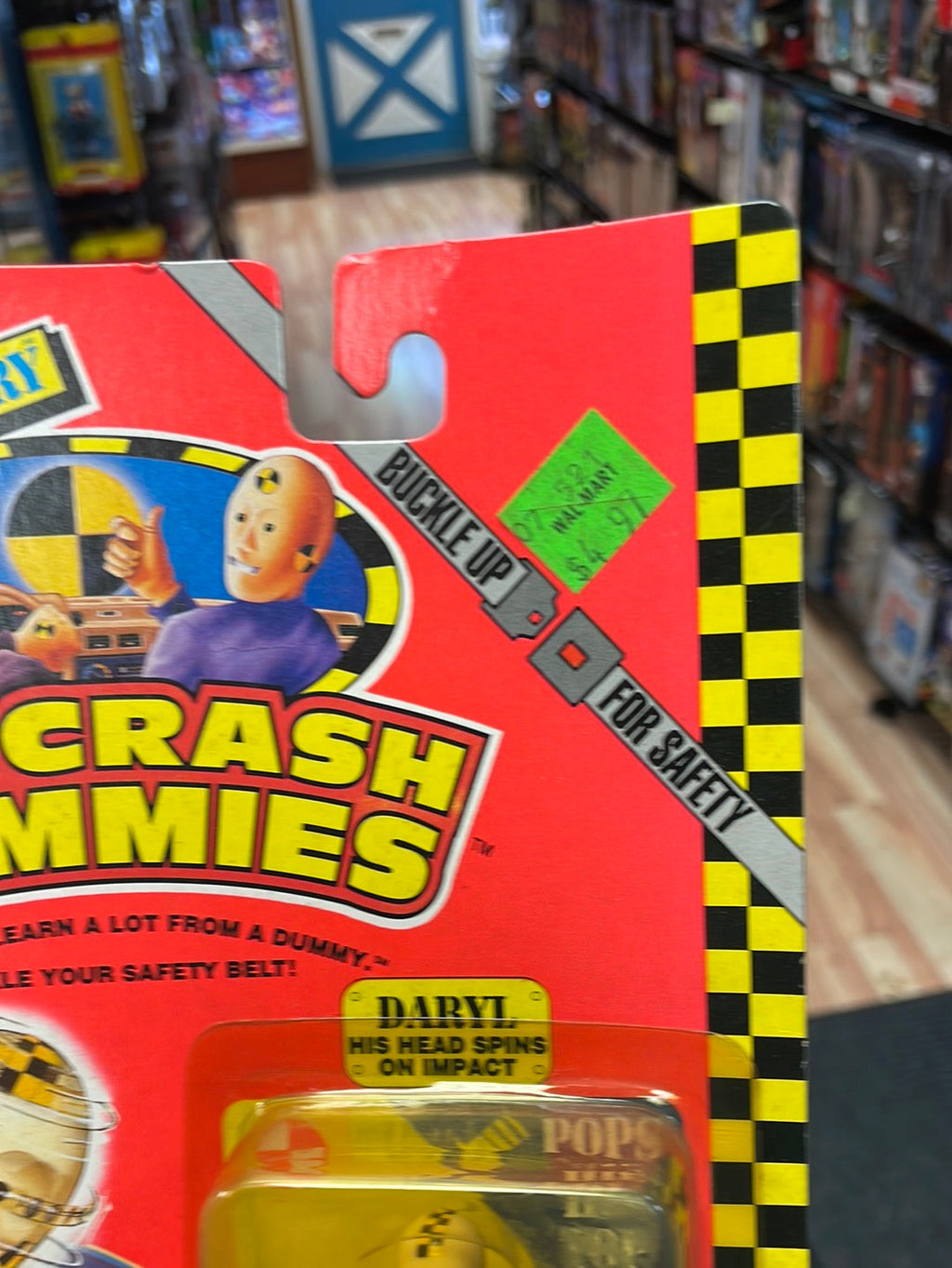 Daryl (Vintage Incredible Crash Dummies, TYCO) SEALED product image 3, provided for visual reference and product detail