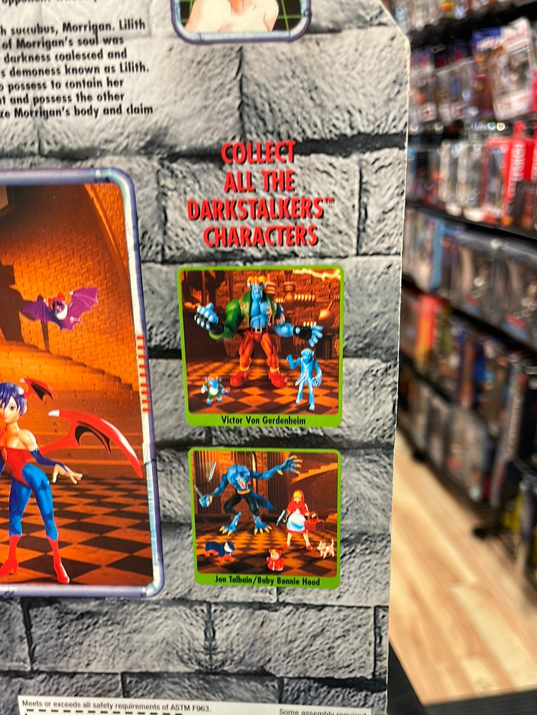 Demitri & Lilith (Capcom Darkstalkers 3, ToyBiz) SEALED product image 12, provided for visual reference and product detail