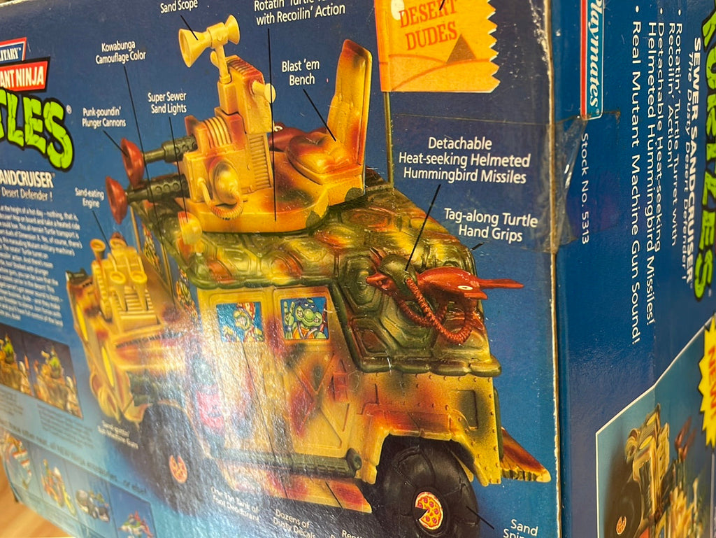 Sewer Sandcruiser SEALED BOX (Vintage TMNT Ninja Turtles, Playmates) product image 18, provided for visual reference and