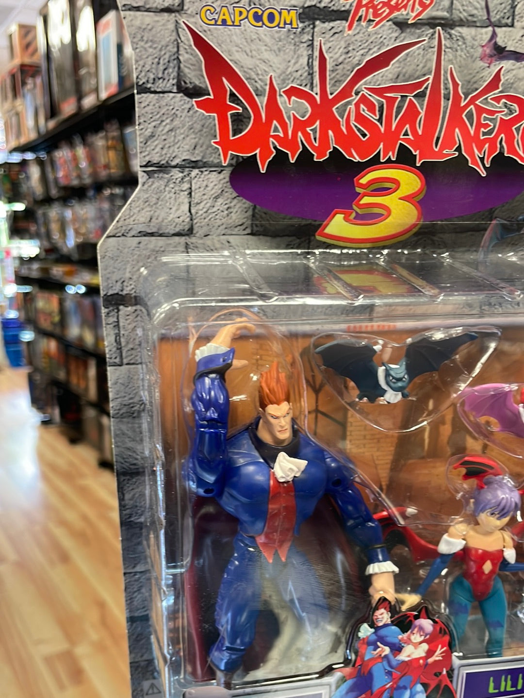 Demitri & Lilith (Capcom Darkstalkers 3, ToyBiz) SEALED product image 7, provided for visual reference and product detail
