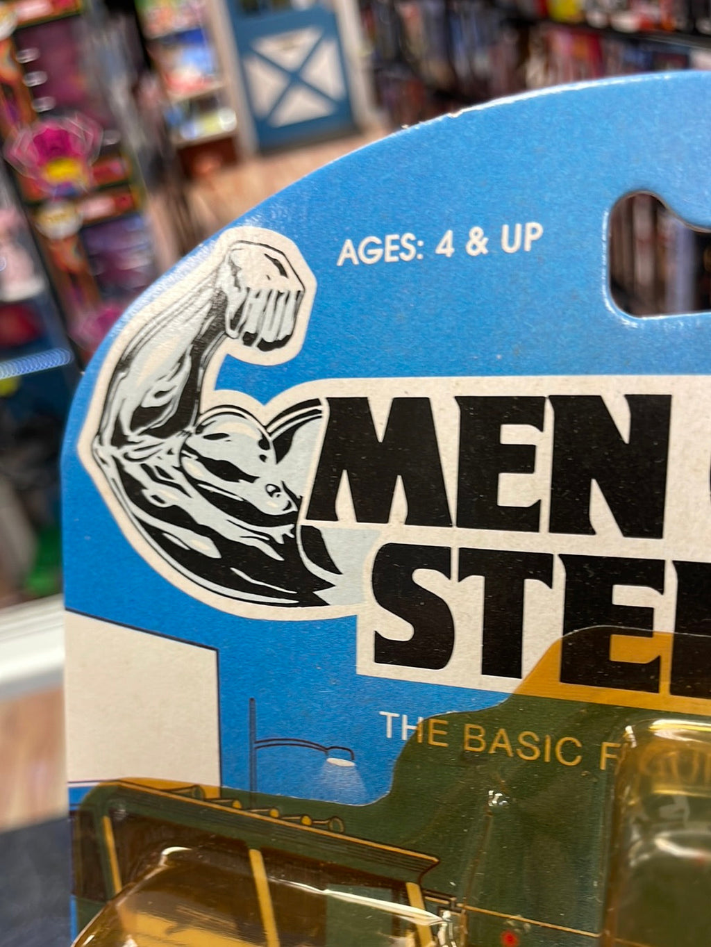 Ford Truck Driver 3.75 figure (Vintage NYlint, Men of Steel 1989) product image 3, provided for visual reference and product