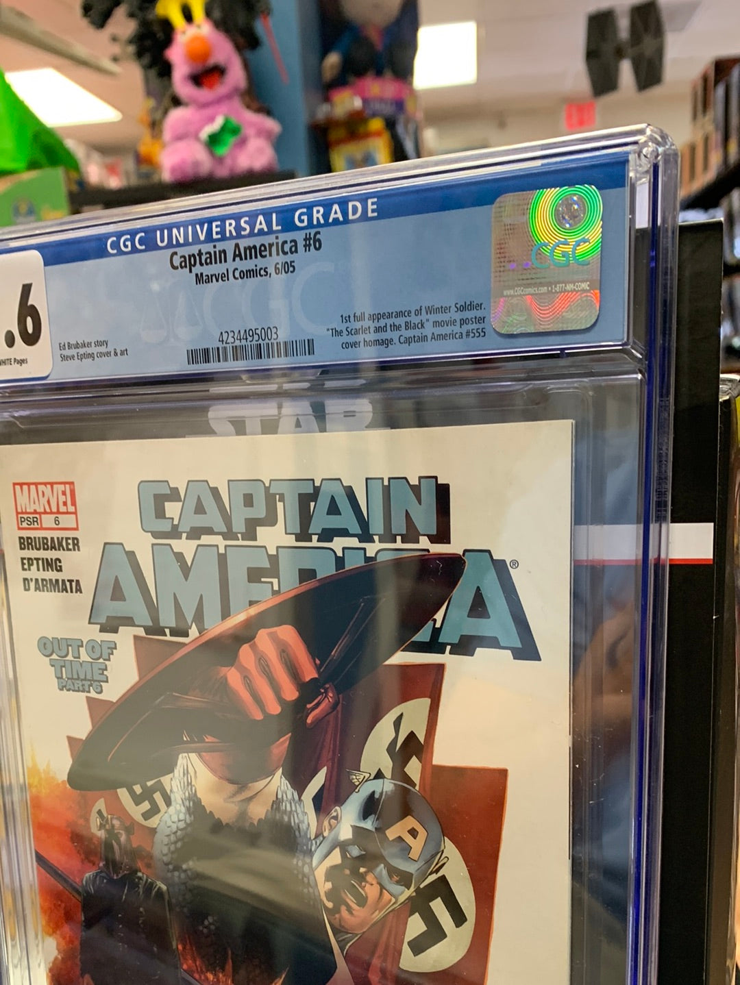 Captain America #6 1st Winter Soldier (CGC 9.6, Marvel Comics) product image 4, provided for visual reference and product