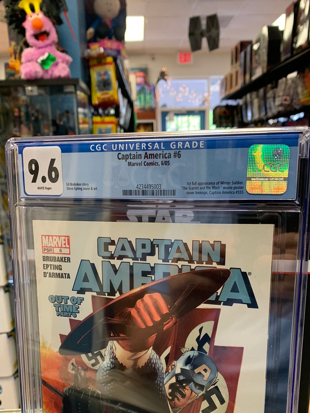 Captain America #6 1st Winter Soldier (CGC 9.6, Marvel Comics) product image 9, provided for visual reference and product