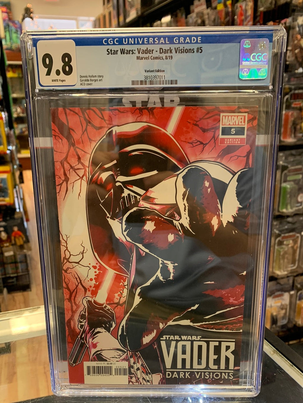 Star Wars Vader Dark Visions 5 Variant 1:25 (CGC 9.8, Marvel Comics) product image 1, provided for visual reference and