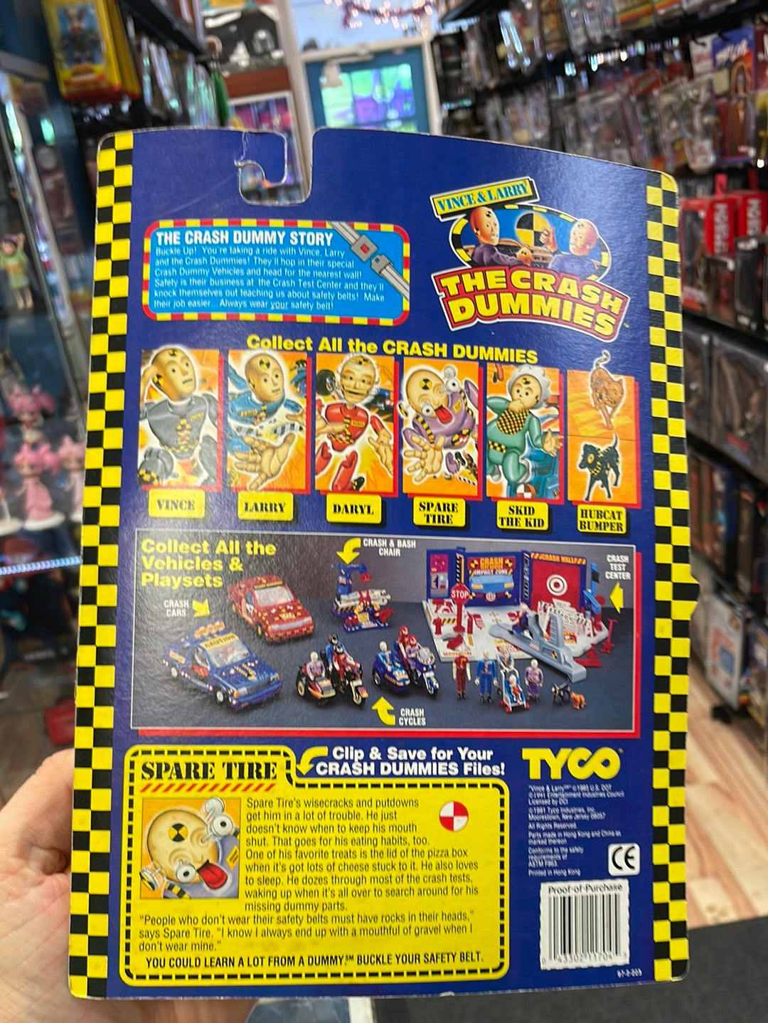 Spare Tire (Vintage Incredible Crash Dummies, TYCO) SEALED product image 9, provided for visual reference and product detail