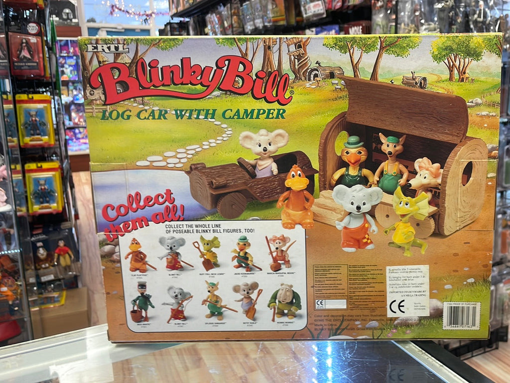Log Car with Camper (Vintage Blinky Bill, ERTL) Unused Contents product image 6, provided for visual reference and product
