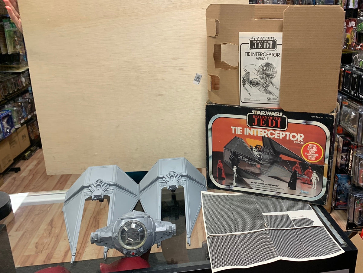 ROTJ Tie Interceptor UNUSED CONTENTS (Vintage Star Wars, Kenner) product image 2, provided for visual reference and product