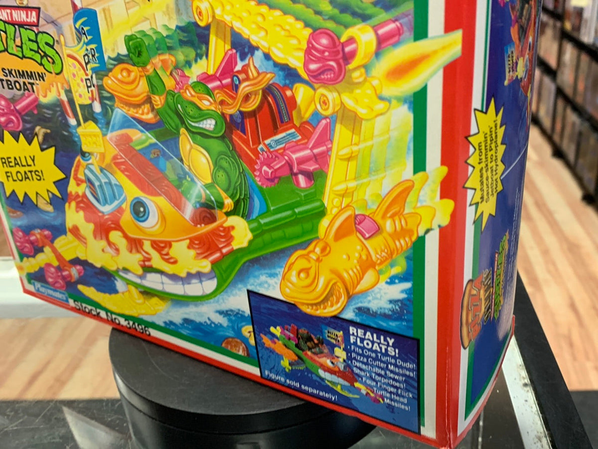 Pizza Skimmin Jet Boat BB (Vintage TMNT, Playmates) Sealed product image 6, provided for visual reference and product detail