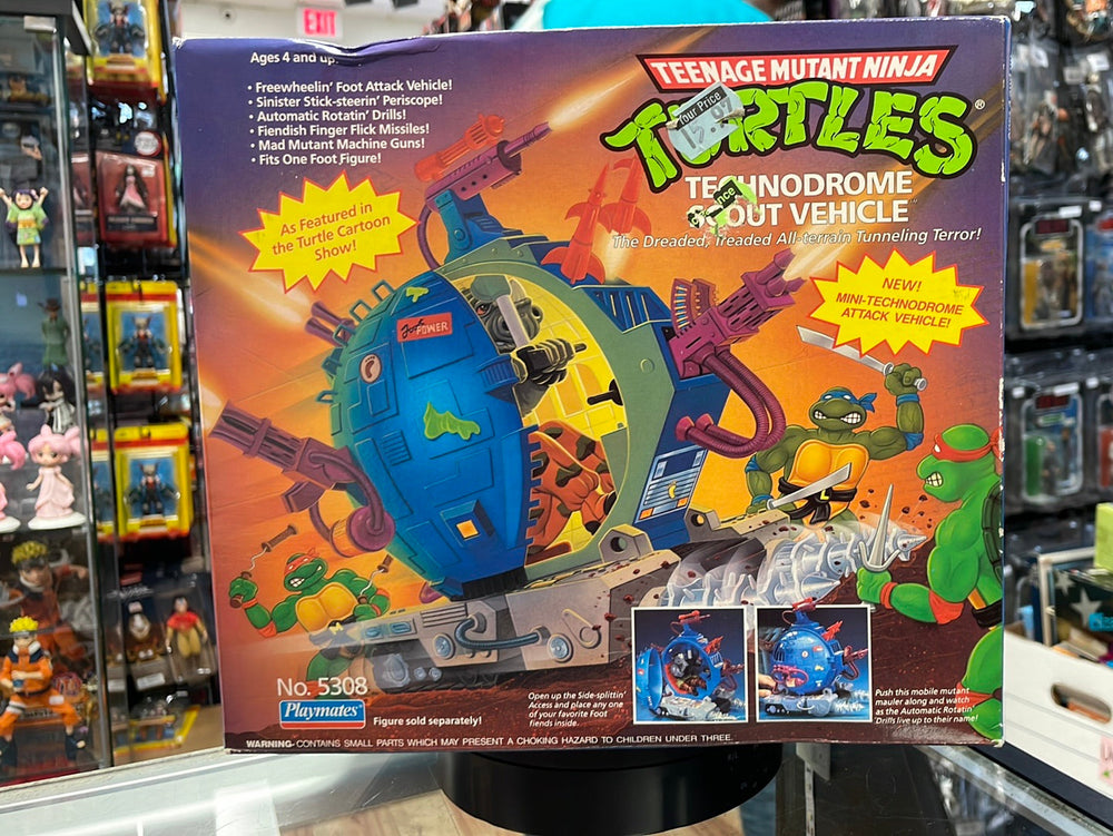 Technodrome Scout Vehicle 5308 SEALED (Vintage TMNT Ninja Turtles, Playmates)